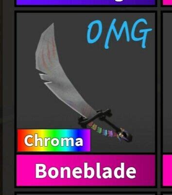  Chroma Boneblade Knife MM2 Value 